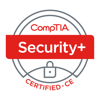 CompTIA Security+ Certification Badge
